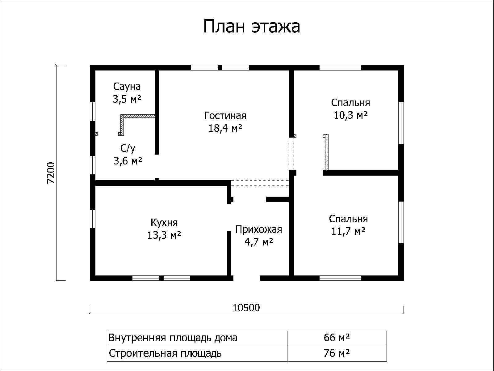 Проект дома корсика