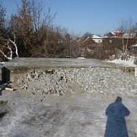 Фундамент ж/б плита